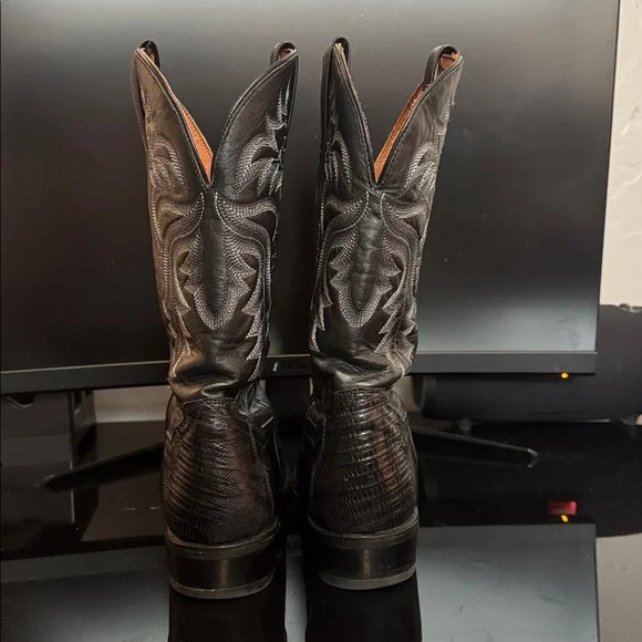 Dan Post Genuine Lizard Boots - Picture 4 of 7
